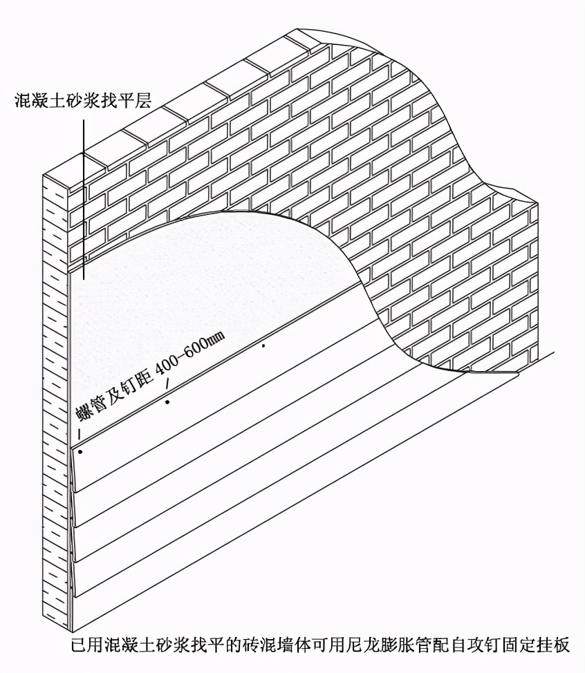 非龙骨安装方式